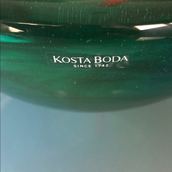 Kosta Boda Atoll Bowl, Sweden,  Art Glass Swirl - Picture 3 of 5
